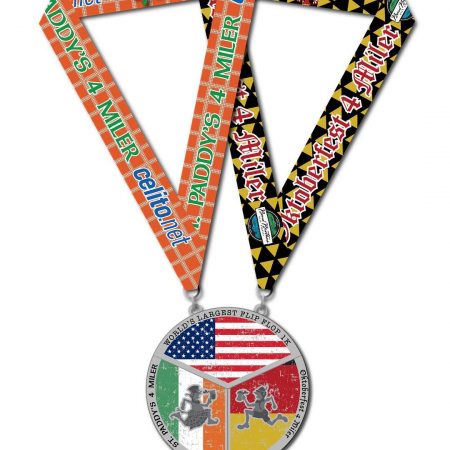 2019 St. Paddy's 4 Miler medal
