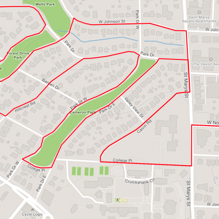 St. Paddy's 4 Miler route